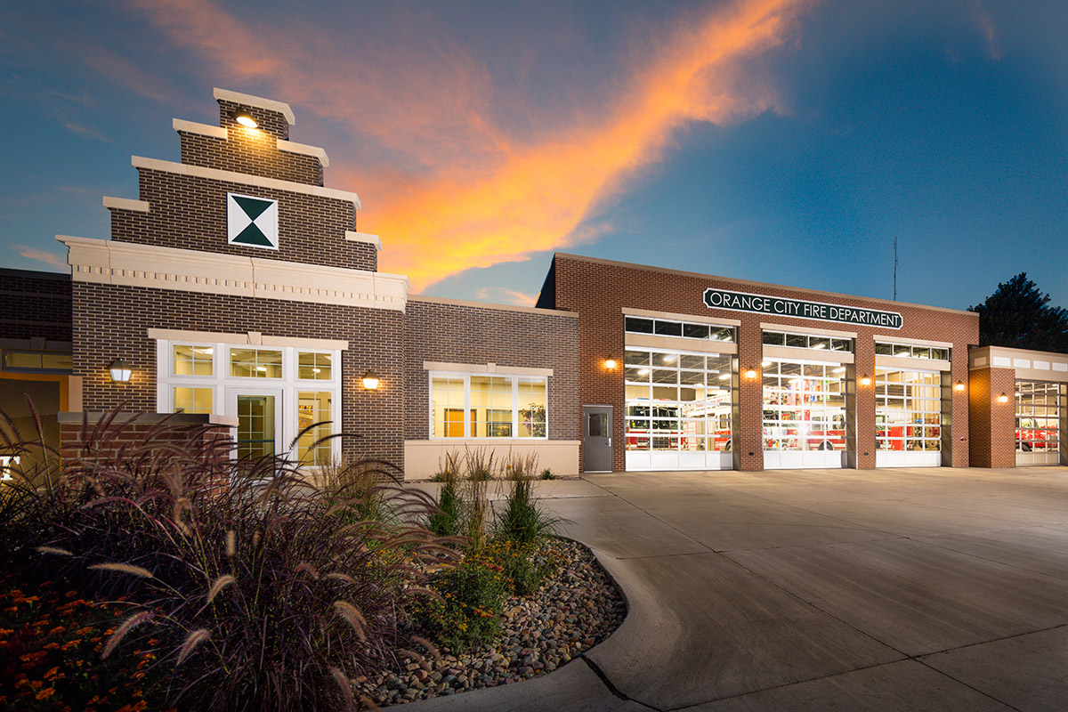 Orange City Fire Station | Fire Station | Community/Event Centers | Engineering Design Associates, Inc. | EDA