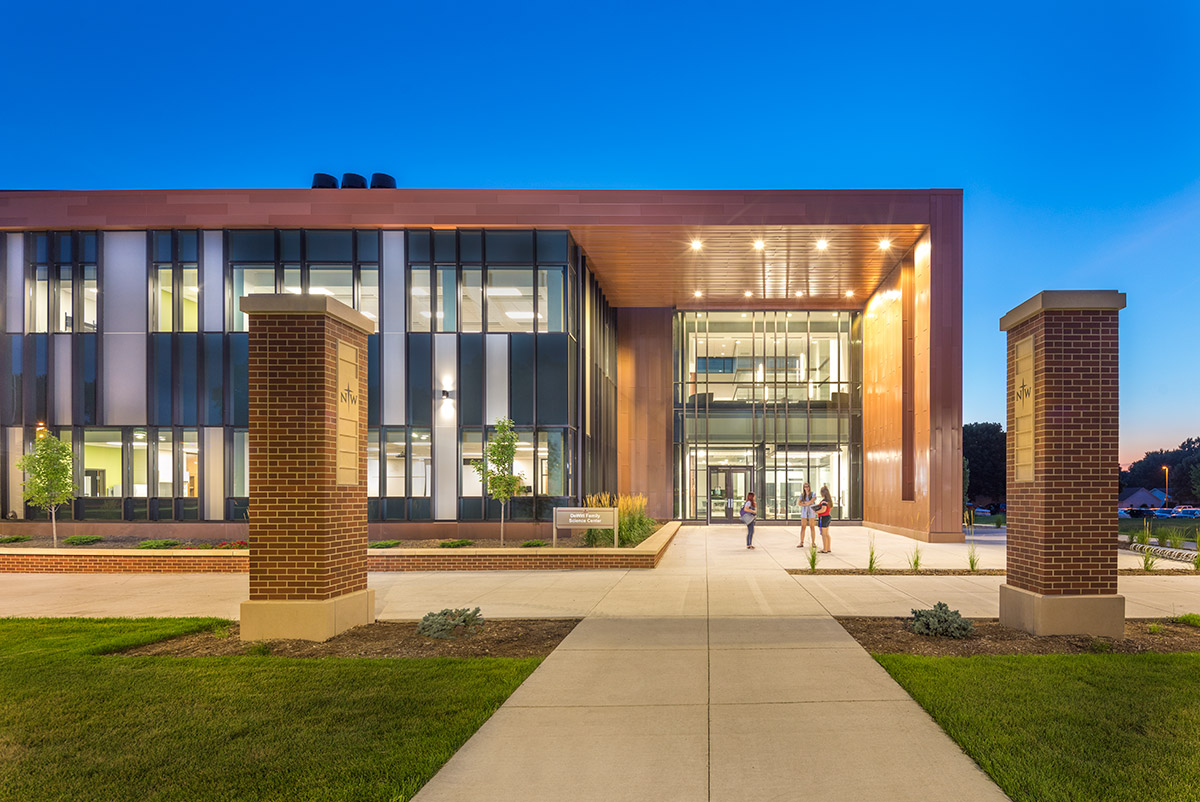 Northwestern College Natural and Health Sciences Building | Consulting Engineering Northwest Iowa | Mechanical Engineering Design Services | Engineering Design Associates, Inc. | EDA