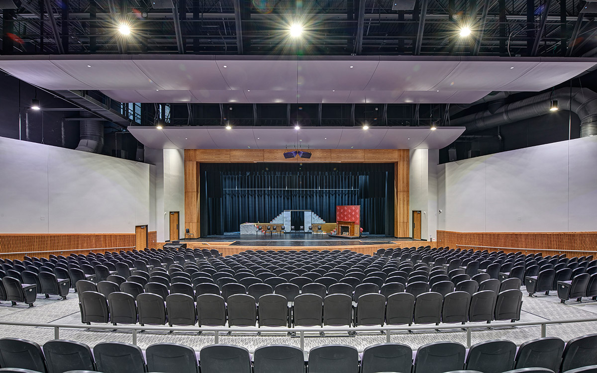 OABCIG CSD High School Addition & Renovation | Our Projects | Engineering Design Associates, Inc. | Theater