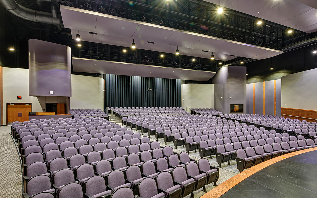 OABCIG CSD High School Addition & Renovation | Our Projects | Engineering Design Associates, Inc. | Theater