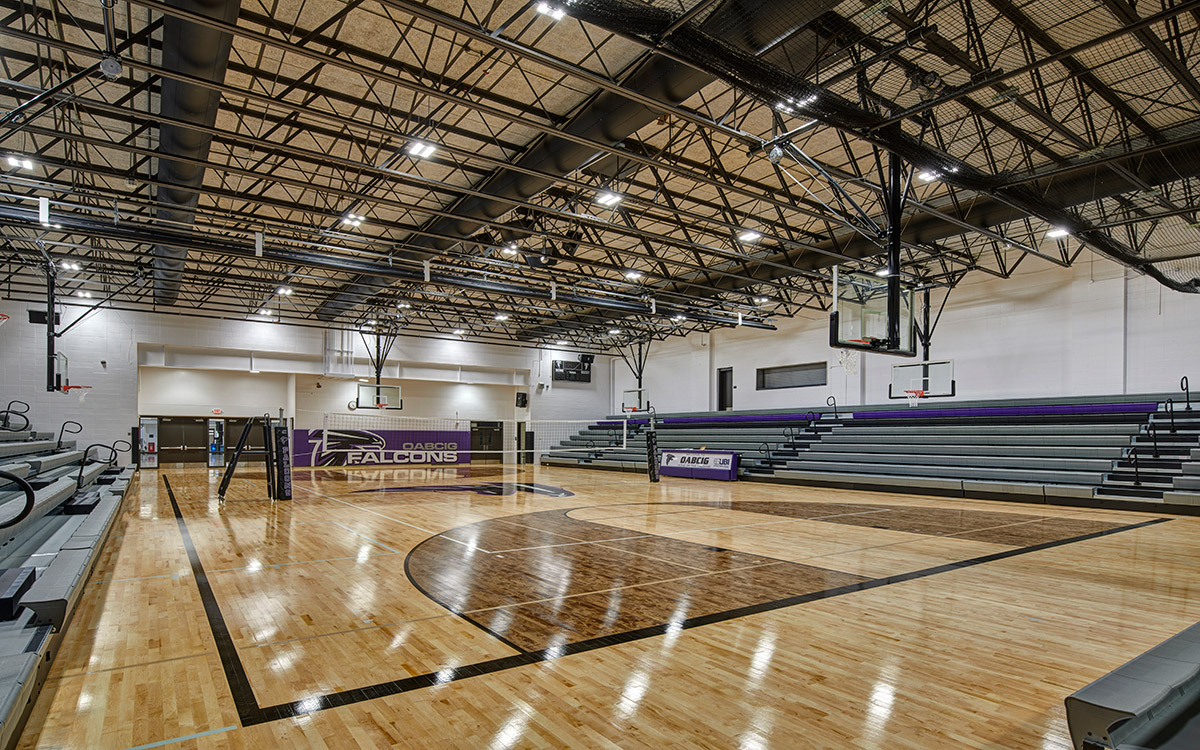 OABCIG CSD High School Addition & Renovation | Our Projects | Engineering Design Associates, Inc. | Gymnasium