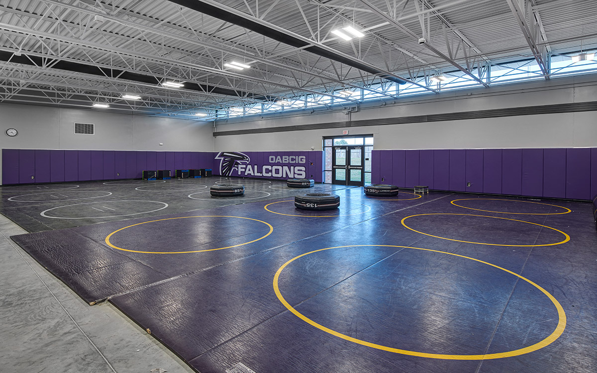OABCIG CSD High School Addition & Renovation | Our Projects | Engineering Design Associates, Inc. | Wrestling