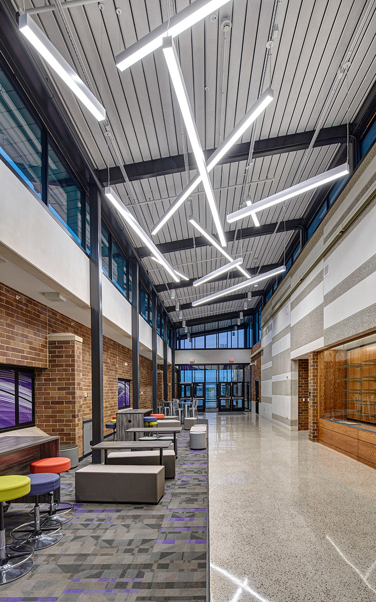 OABCIG CSD High School Addition & Renovation | Our Projects | Engineering Design Associates, Inc. | Lobby