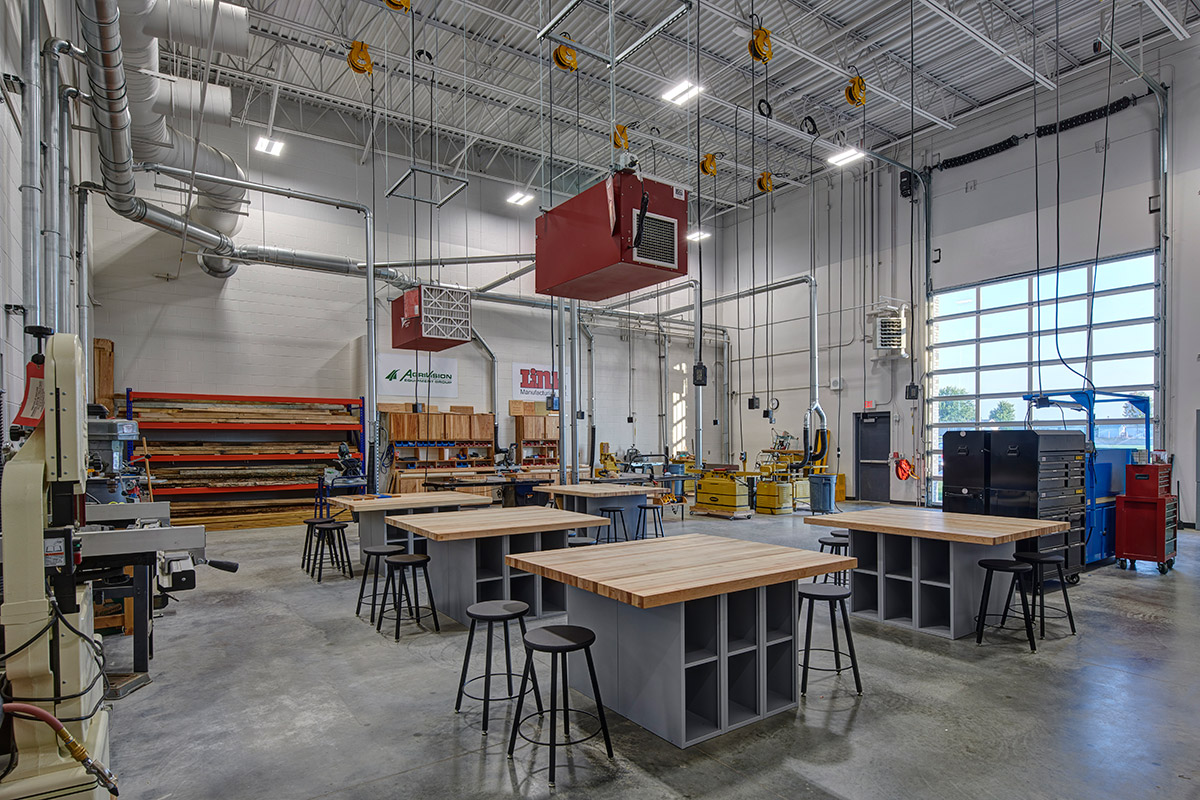 Sioux Center High School | New High School | Shop | Engineering Design Associates