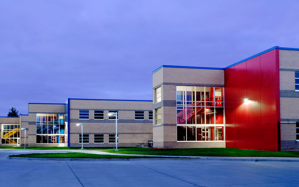 Spalding Park Elementary School | Sioux City Community School District | School Lighting and Electrical Engineering Near Northwest Iowa | Engineering Design Associates