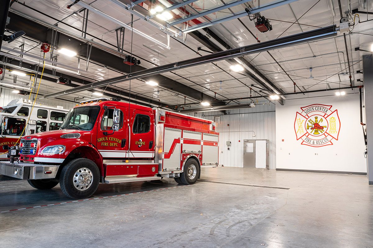 Sioux Center Fire Station #2 | Our Projects | Engineering Design Associates, Inc. | EDA