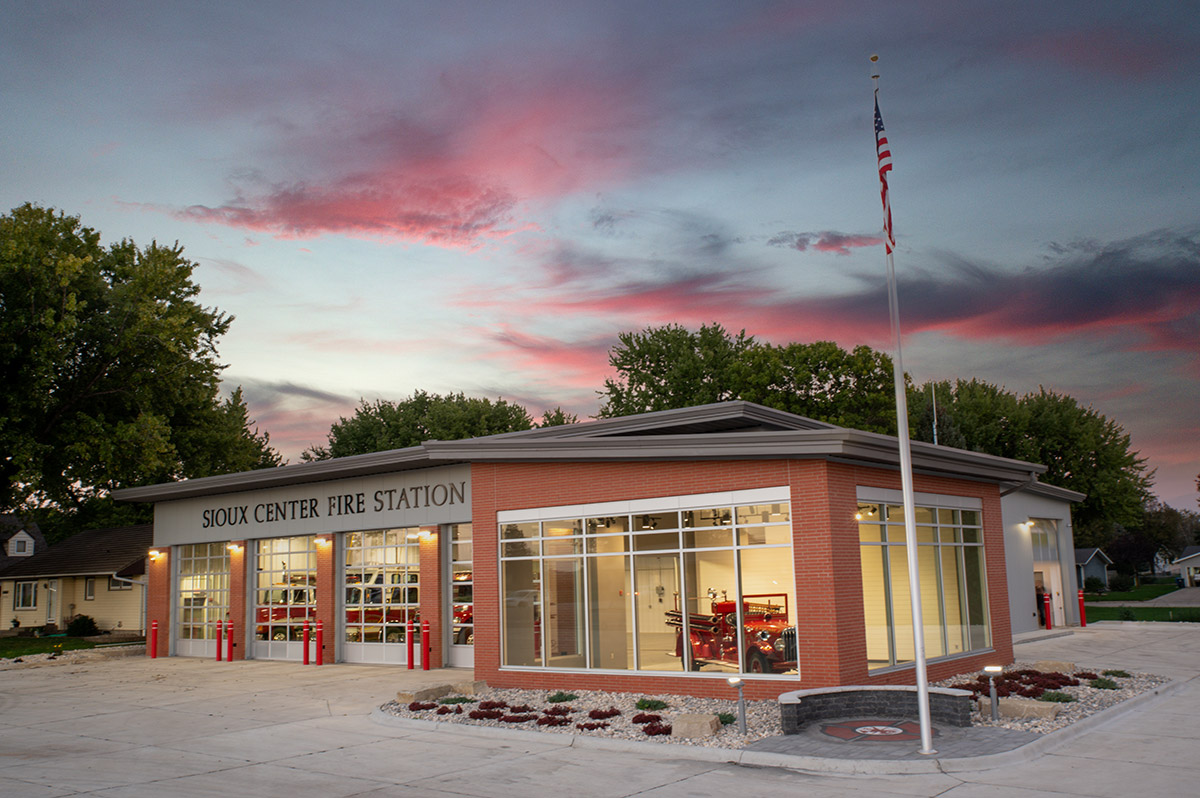 Sioux Center Fire Station #2 | Our Projects | Engineering Design Associates, Inc. | EDA